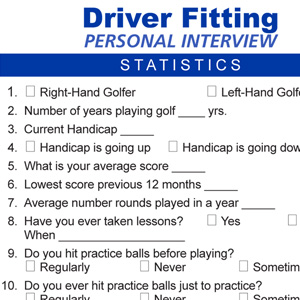 Driver Fitting Interview