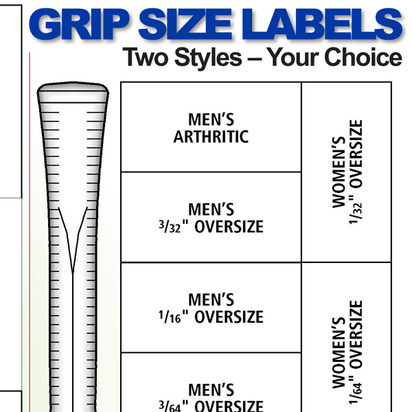 Grip Size Labels Preview