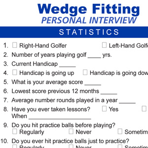 Wedge Fitting Interview
